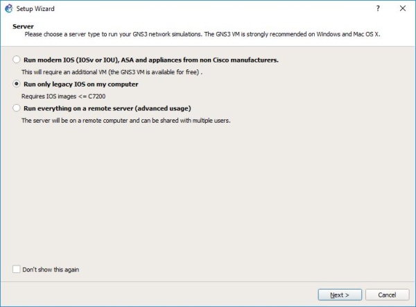 cisco ios gns3